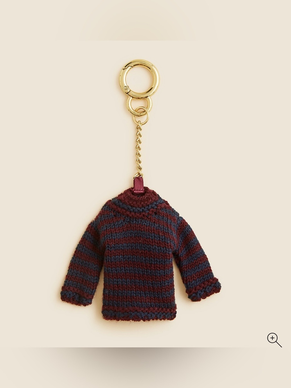 J. Crew Rollneck Sweater Bag Charm